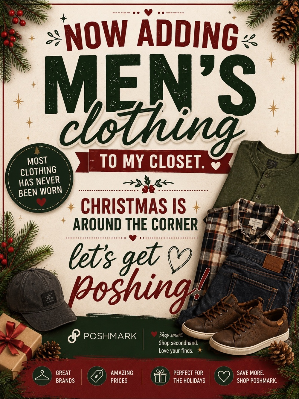 Now Adding Mens clothing‼️